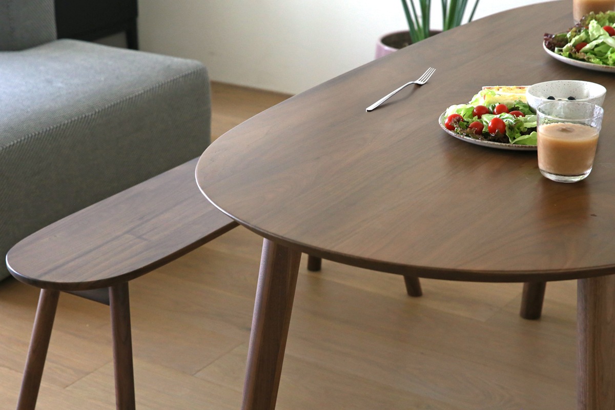 RUBE 120 ベンチ ウォルナット