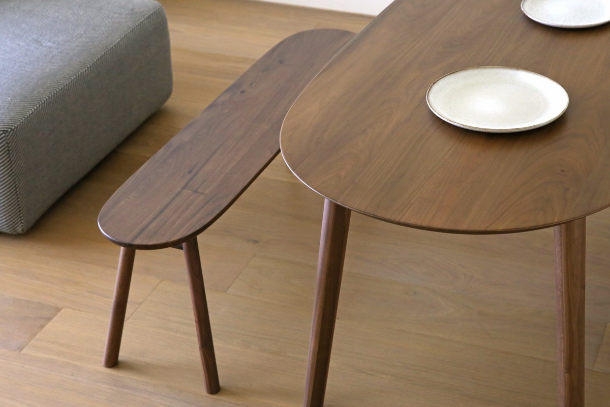 RUBE 120 ベンチ ウォルナット