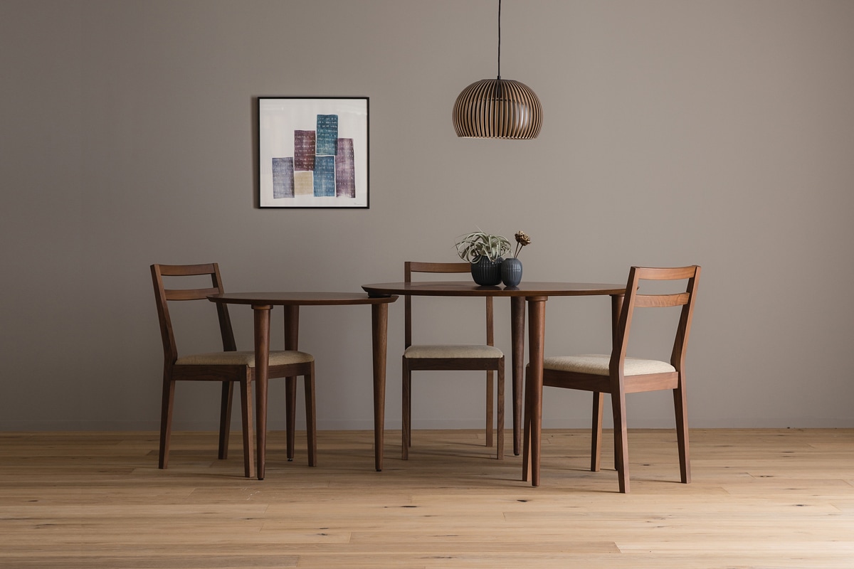 BALLOON バルーン ダイニングテーブル 伸長式 ウォルナット