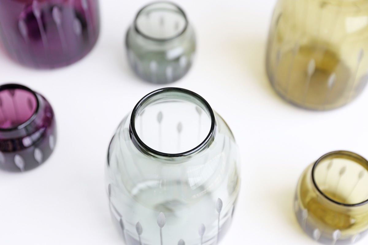 【廃番30%OFF】VASE SHAPE TEA GREEN (HBC-188,189)