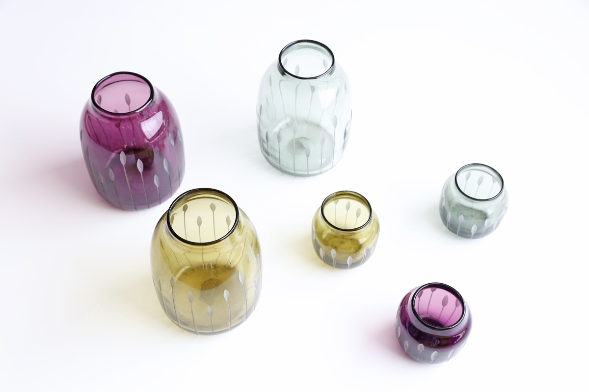 【廃番30%OFF】VASE SHAPE TEA GREEN (HBC-188,189)