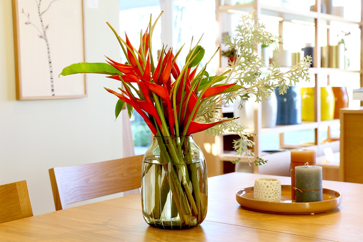 【廃番30%OFF】VASE SHAPE TEA GREEN (HBC-188,189)