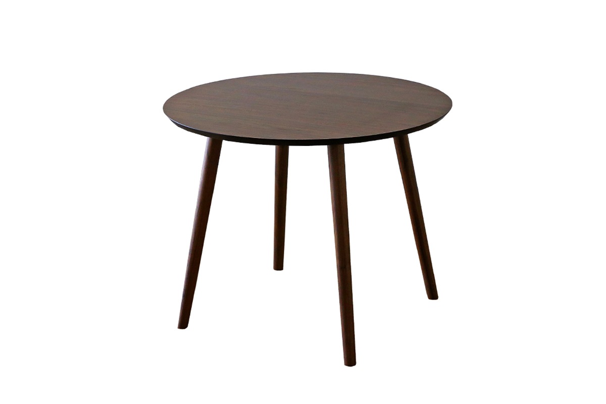 MALLOON DINING TABLE Φ90 ウォルナット
