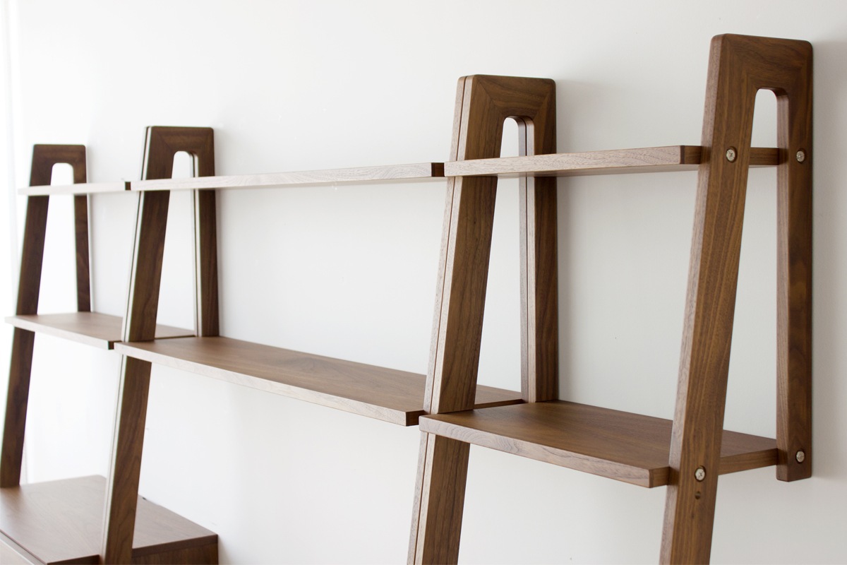 LEIRIA 84キャビネット 引出＋扉  ウォルナット