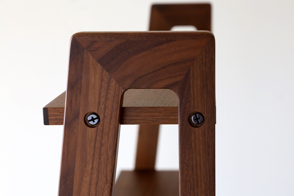 LEIRIA 84キャビネット 引出＋扉  ウォルナット