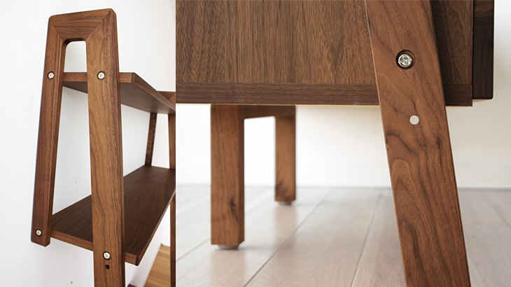 LEIRIA 118キャビネット ウォルナット