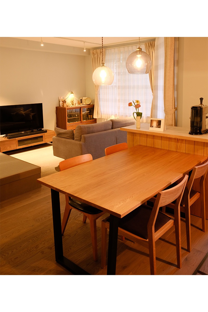 GRAM DINING TABLE サイズオーダー ウォルナット