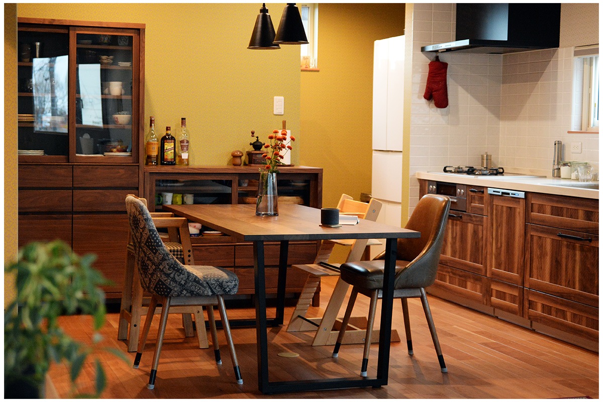 GRAM DINING TABLE サイズオーダー ウォルナット