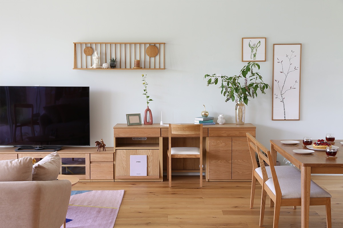 ASTER 60チェスト オーク ※天板別売り