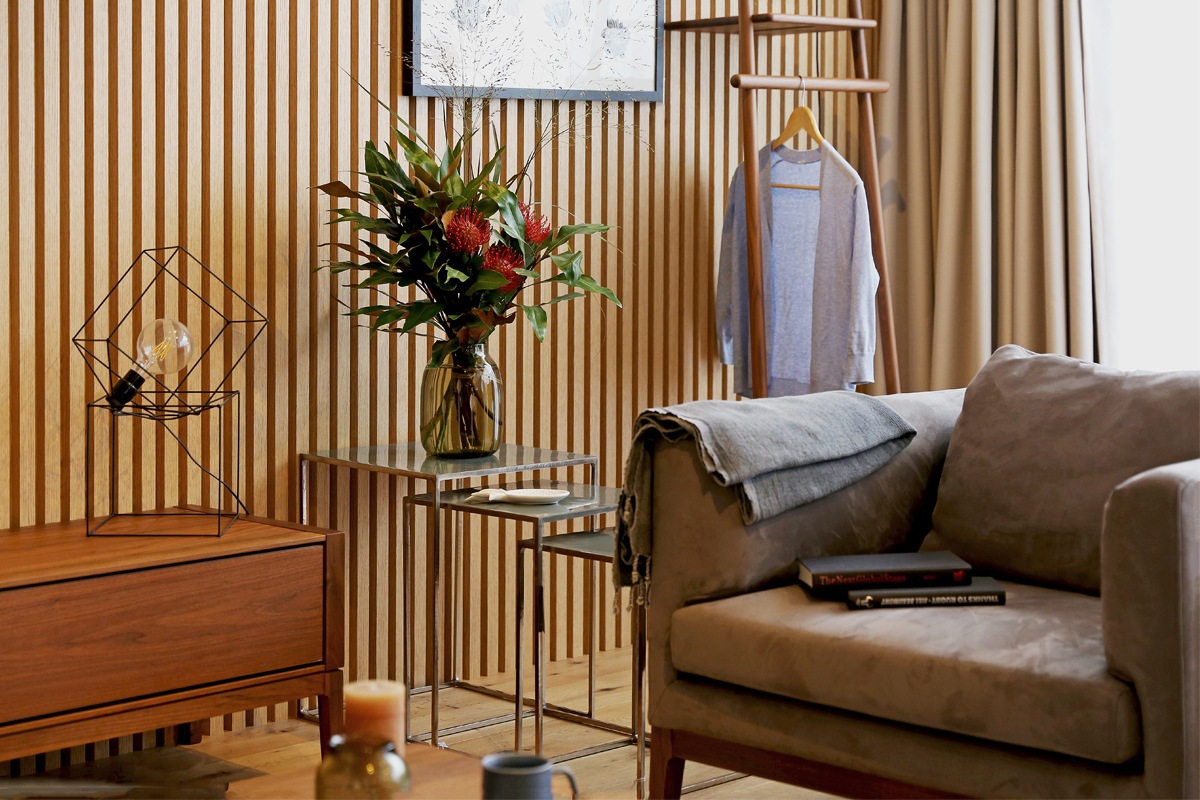 【廃番25％OFF】 FRACCE SOFA １人掛け グレー オーク脚