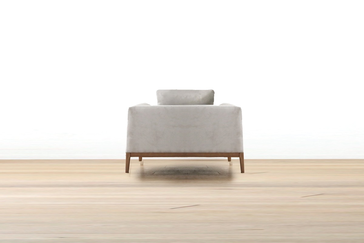 【廃番25％OFF】 FRACCE SOFA １人掛け グレー オーク脚