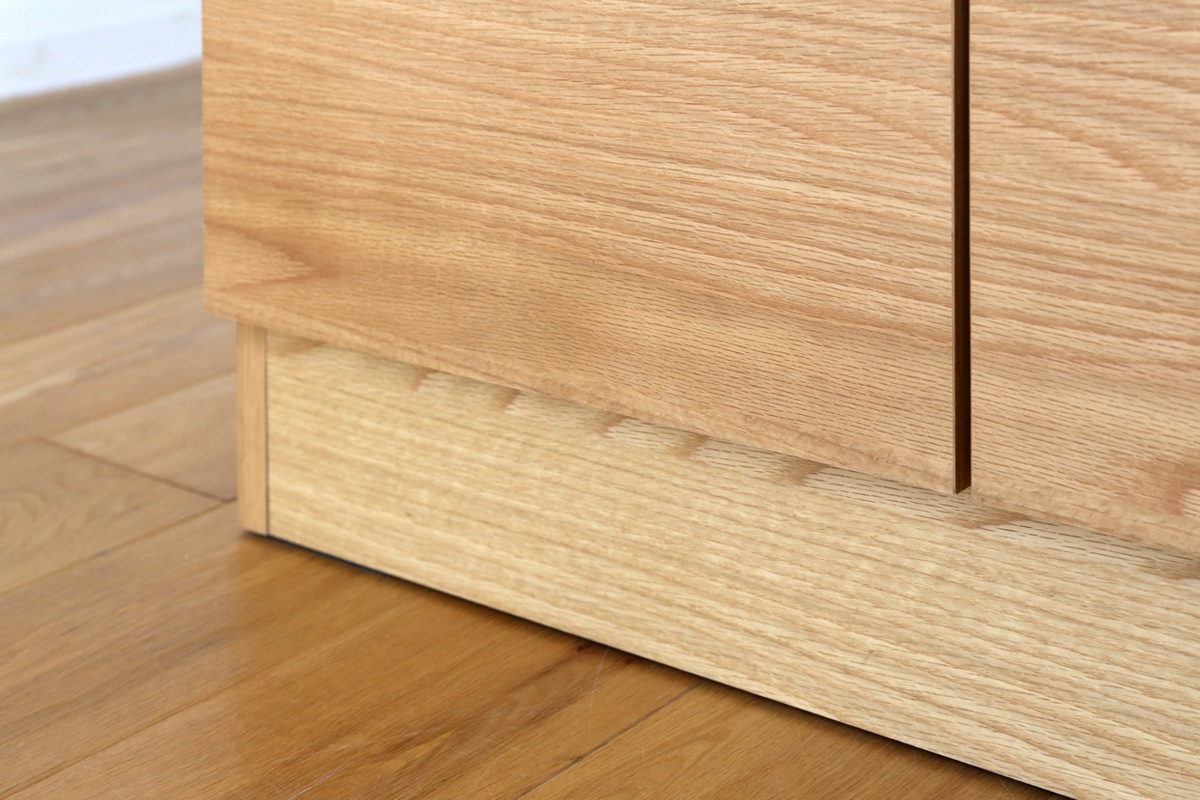 LECCE 120薄型キャビネット オーク