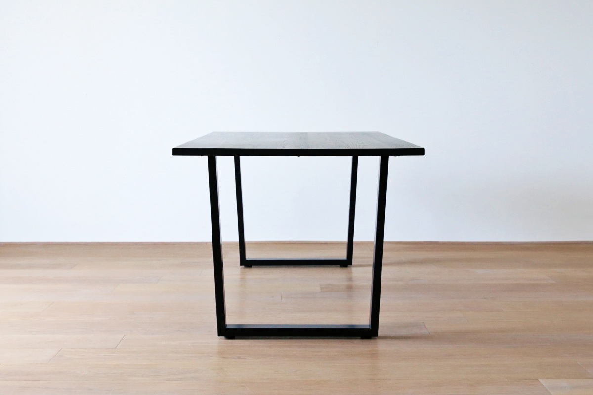 GRAM グラム ダイニングテーブル サイズオーダー オーク グレー塗装 