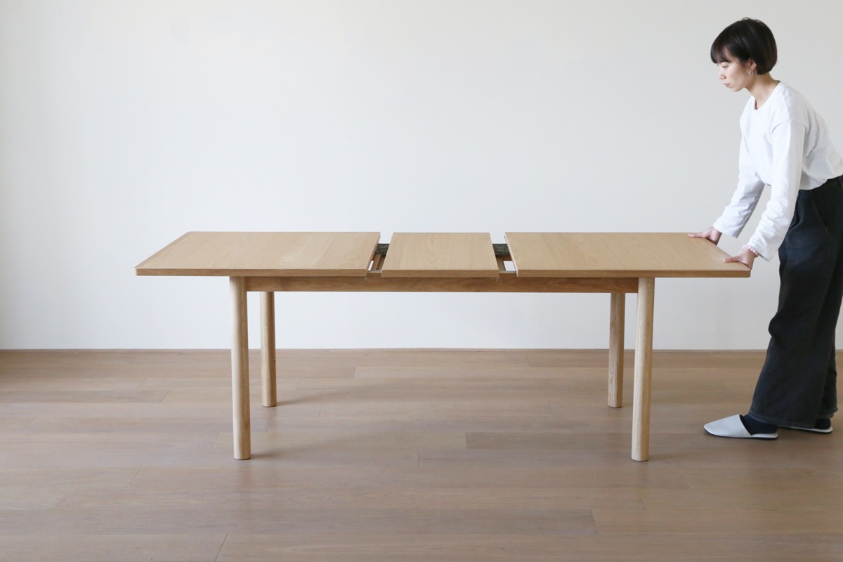 ORP DINING TABLE 伸長式 W140-180 ウォルナット 