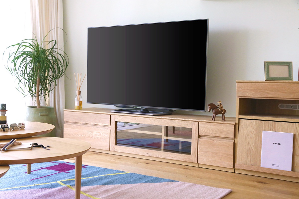 ASTER 60TVチェスト + 60天板 オーク