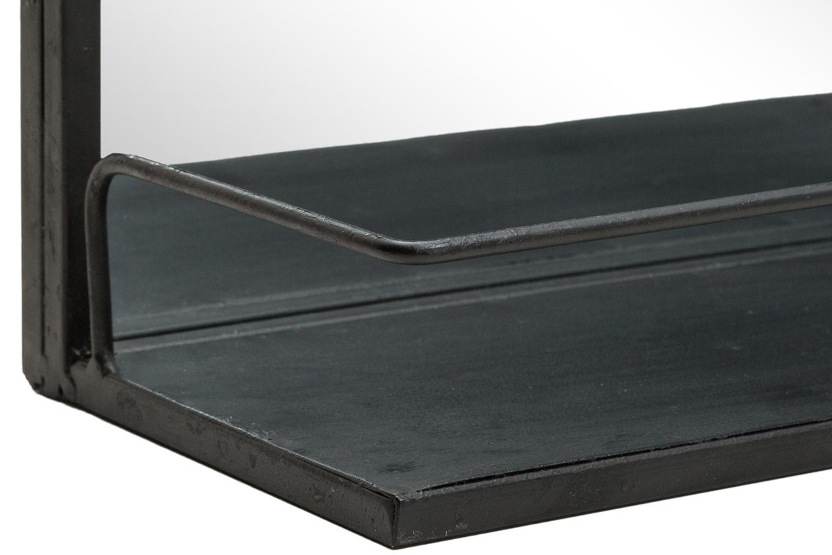 【廃番20%OFF】MIRROR 'TALJA' W/SHELF IRON(HBC-198)