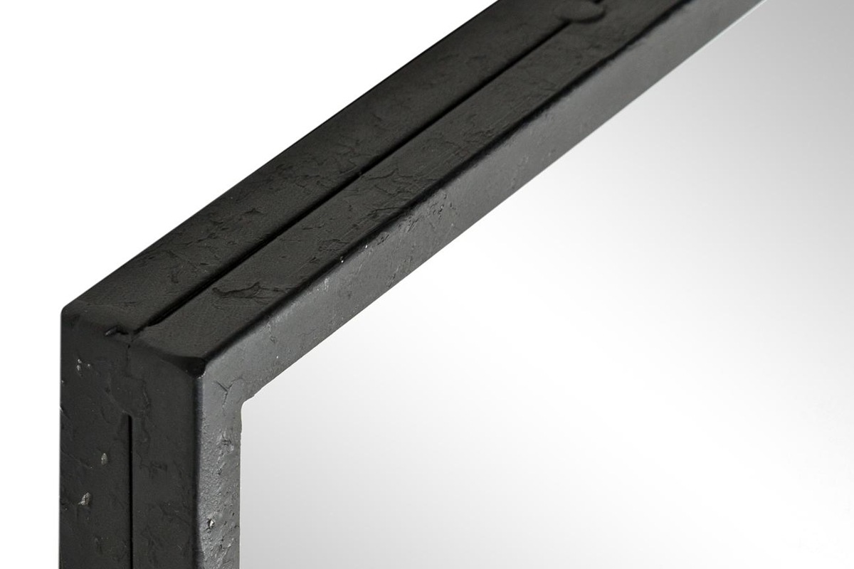 【廃番20%OFF】MIRROR 'TALJA' W/SHELF IRON(HBC-198)