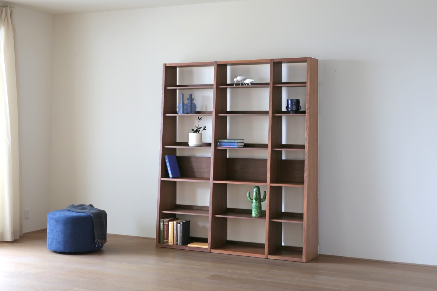 GALLE ガレ SHELF SET4 オーク 幅165cm (65 本棚 (右加工あり) + 59 本棚 パーツ + 41 本棚 (左加工あり))
