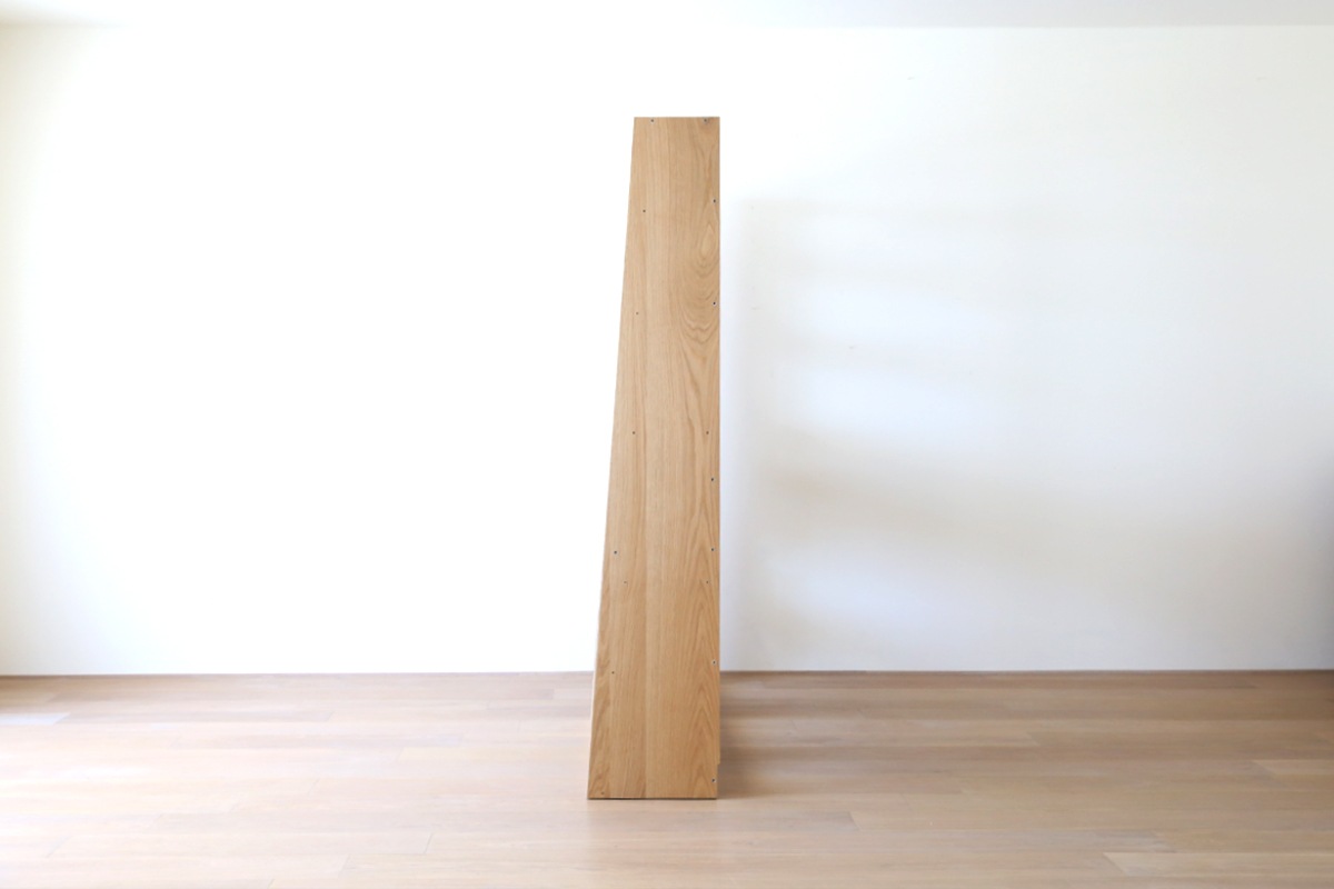 GALLE ガレ SHELF SET4 オーク 幅165cm (65 本棚 (右加工あり) + 59 本棚 パーツ + 41 本棚 (左加工あり))