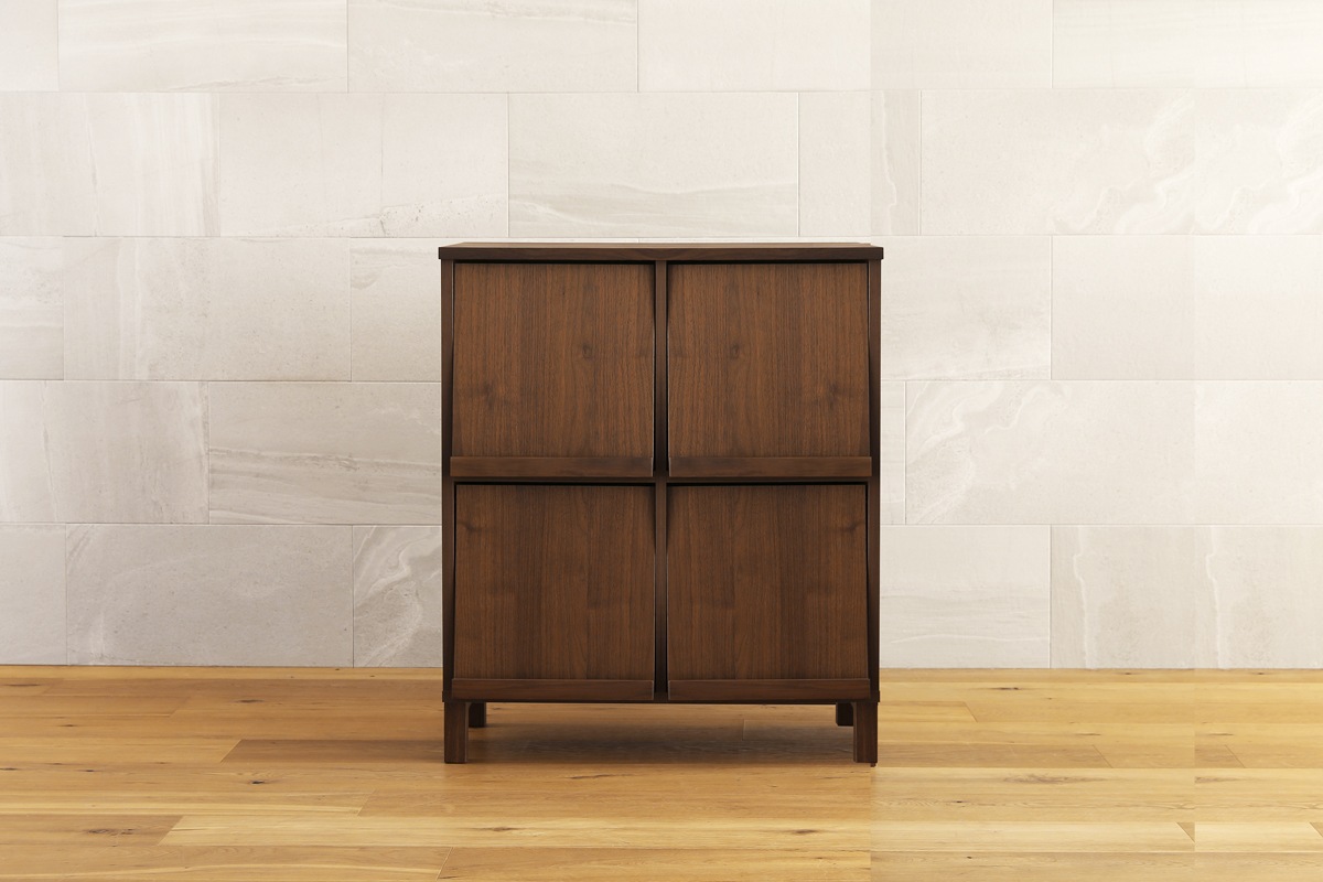 【廃番10%OFF】LECCE 77マガジンラック ウォルナット