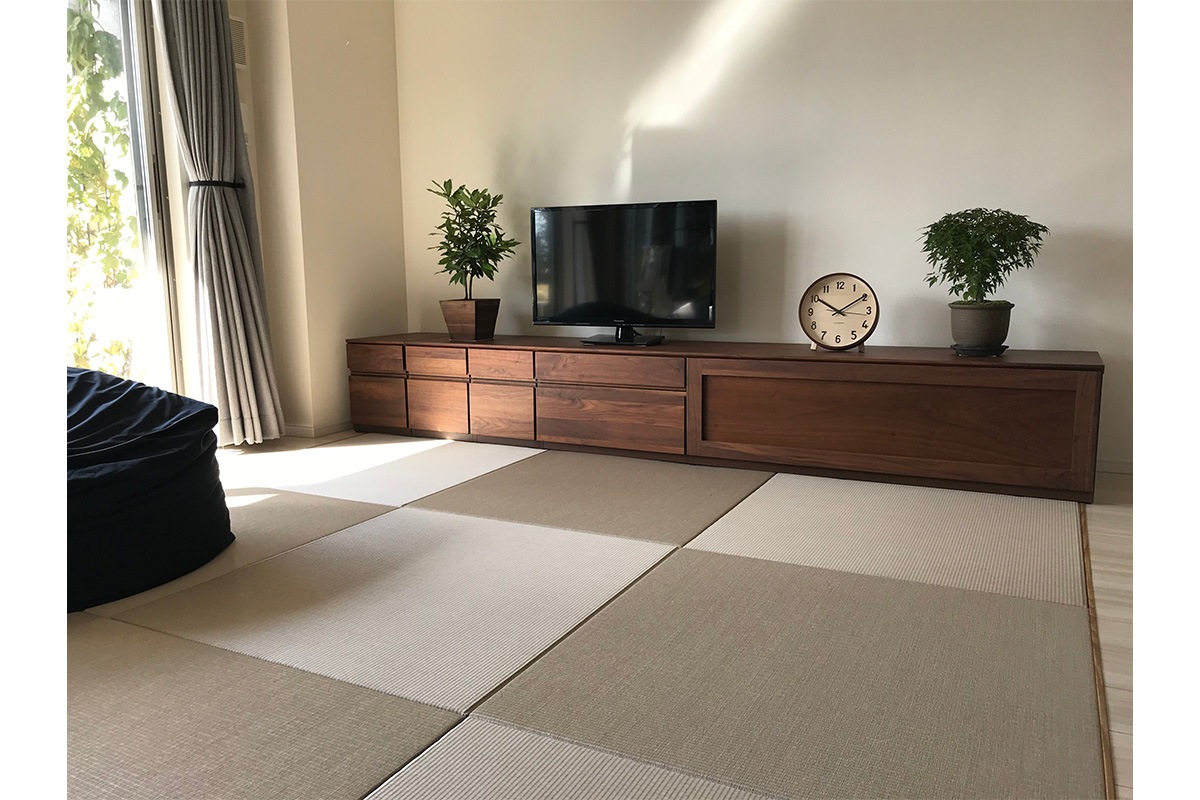 ASTER 90TV天板 + 30TVチェスト + 60TVガラス扉