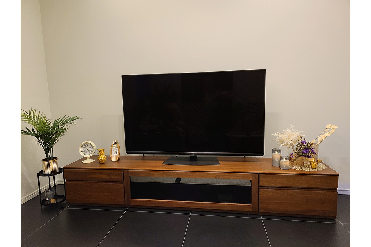 ASTER 90TV天板 + 30TVチェスト + 60TVガラス扉