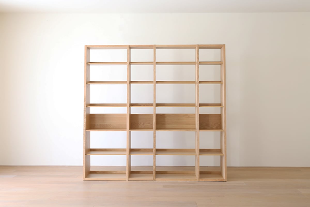 GALLE 65 本棚 (右加工あり) + 35 本棚 パーツ + 65 本棚 (左右加工あり)