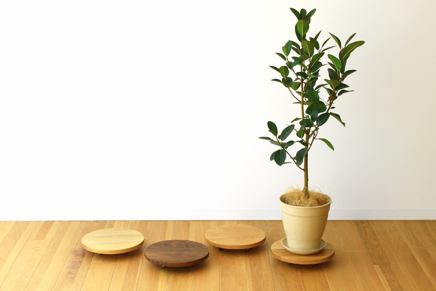 PLANTER BASE シングル Φ24cm ウォルナット