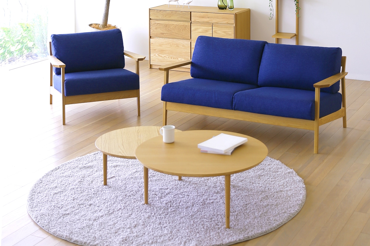 BALLOON バルーン LIVING TABLE 90-2枚テーブル 伸長式 ウォルナット