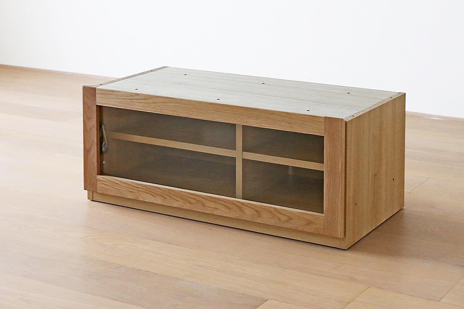 ASTER TV SET4 120TV天板 + 90TVガラス扉 + 30TVチェスト【オーク欠品中：4月中旬入荷予定】