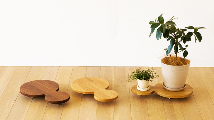 PLANTER BASE ダブル ウォルナット