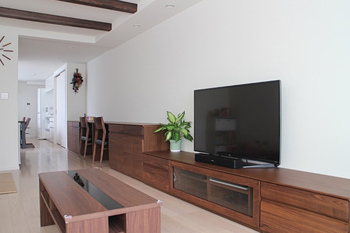 ASTER 150TV天板 + 90TVガラス扉 + 60TVチェスト