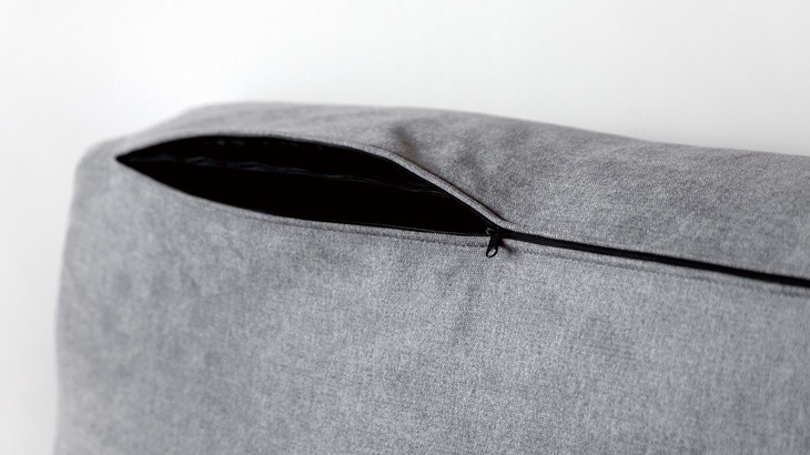 LEO SOFA 3人掛け グレー オーク脚/ウォルナット脚