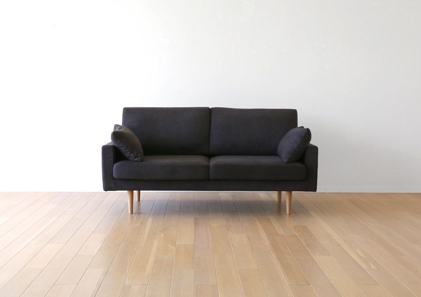 LEO SOFA 3人掛け グレー オーク脚/ウォルナット脚