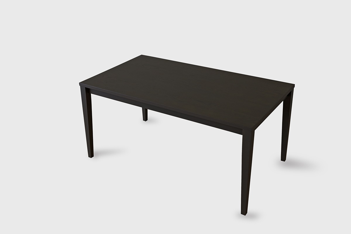 PLAIN DINING TABLE サイズオーダー オーク 黒塗装