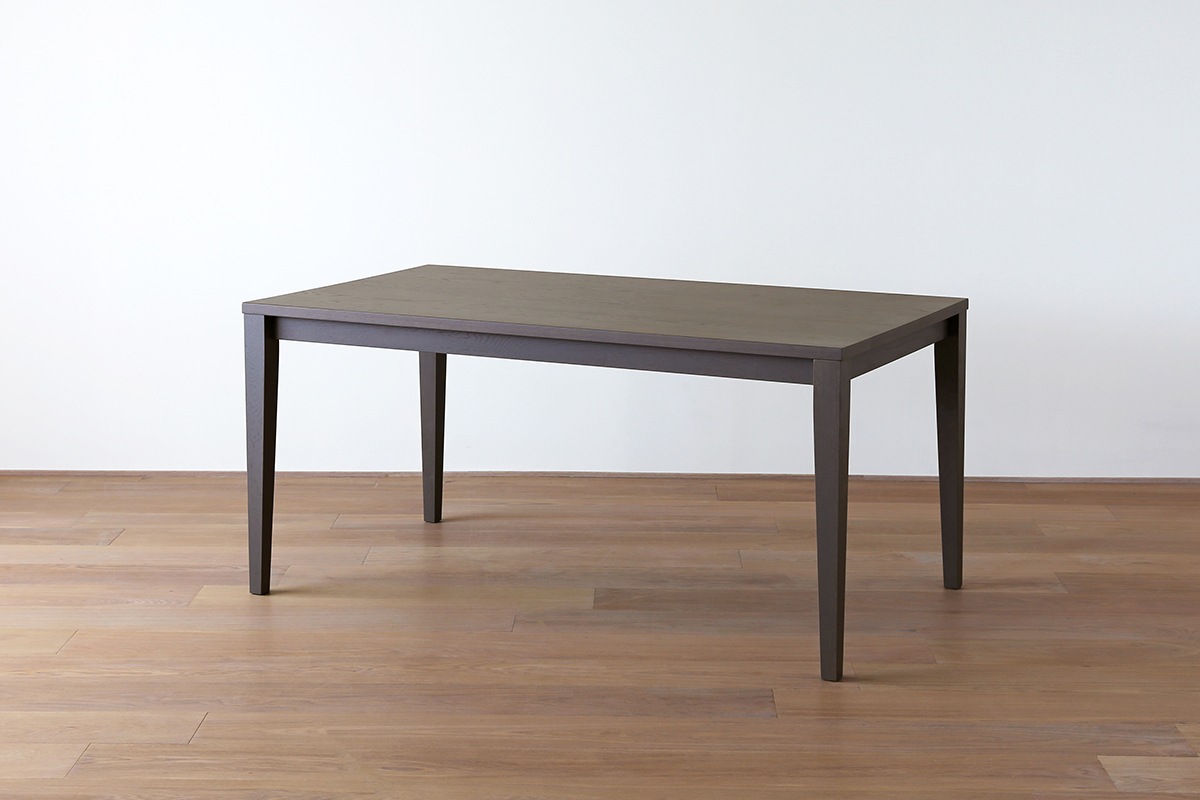PLAIN DINING TABLE サイズオーダー オーク グレー塗装