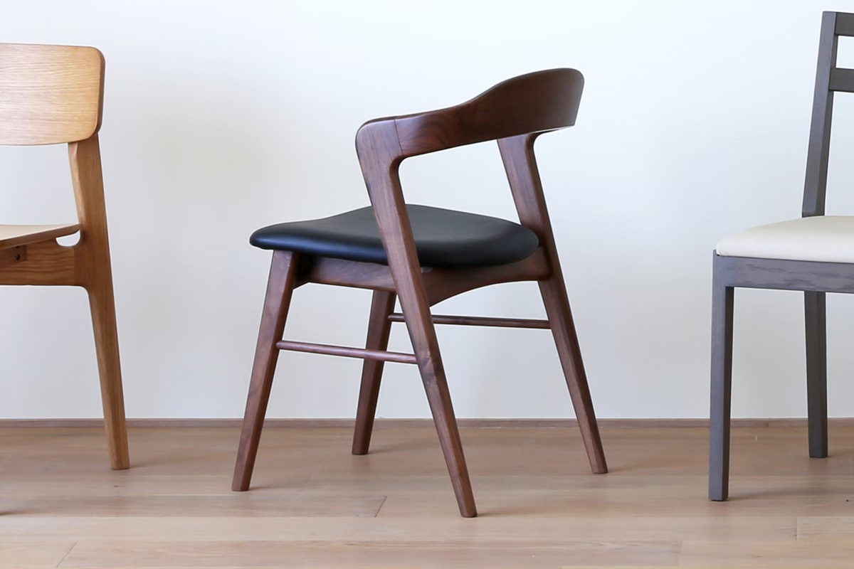 40％OFF】【1台限り】【本社直営店】SWELL CHAIR オーク /黒座面 5