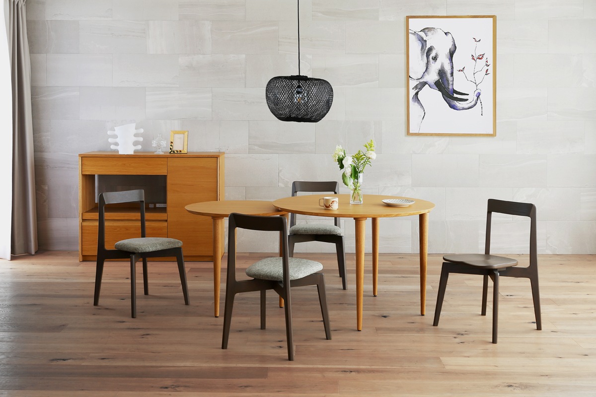 RIALTO CHAIR オーク/布座【受注生産品】