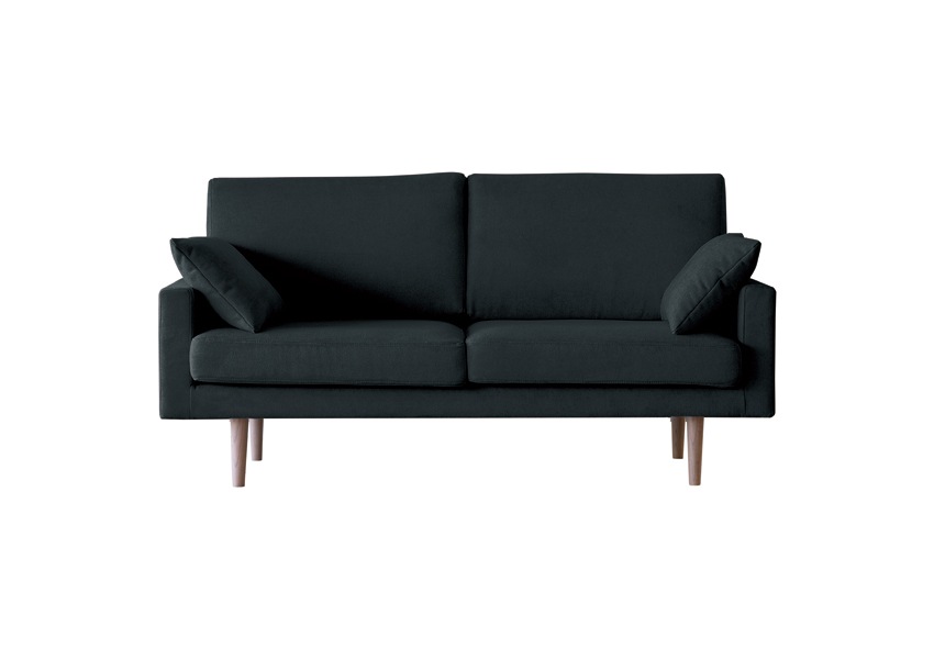 LEO SOFA 2.5人掛け ダークグレー オーク脚/ウォルナット脚