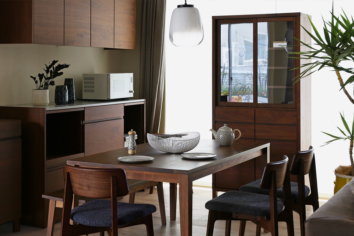 CANO 85トールカップボード ウォルナット