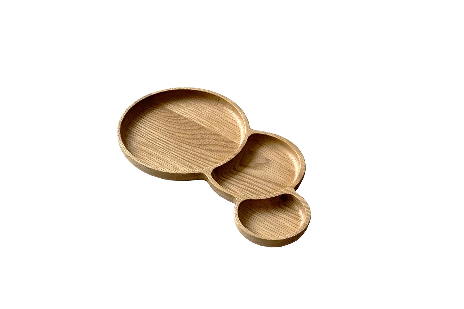 WOOD TRAY ウッドトレイ バルーントレイ3連 オーク/ウォルナット