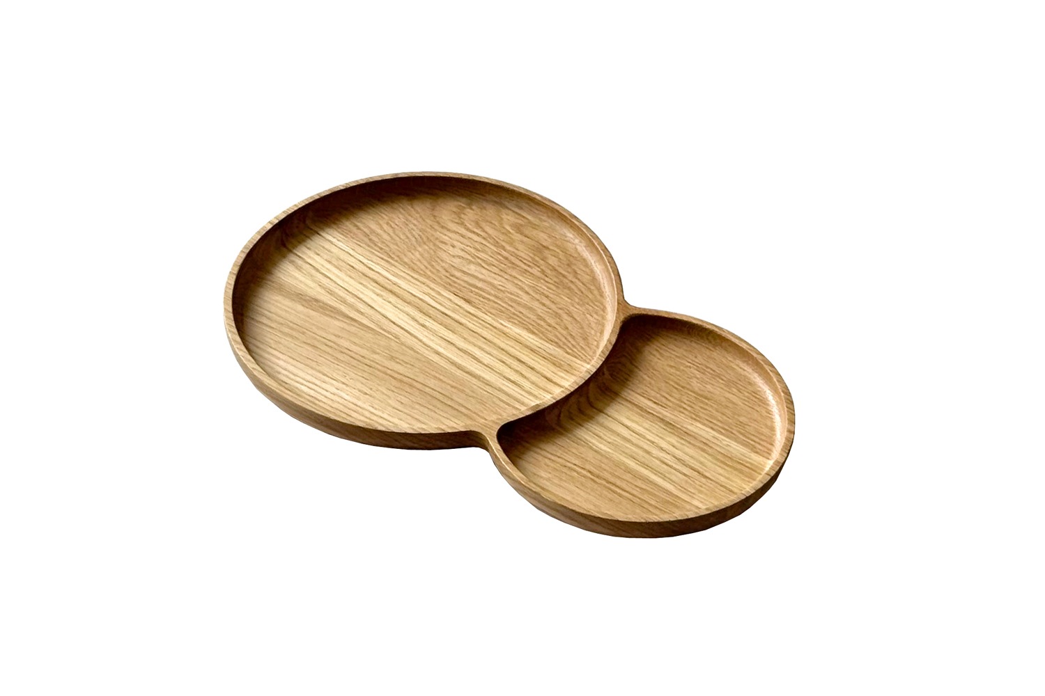 WOOD TRAY ウッドトレイ バルーントレイ2連 オーク/ウォルナット