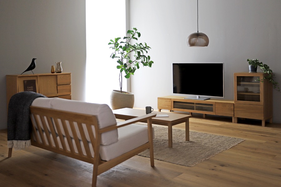 LECCE 50サイドボード（右開き・左開き）オーク