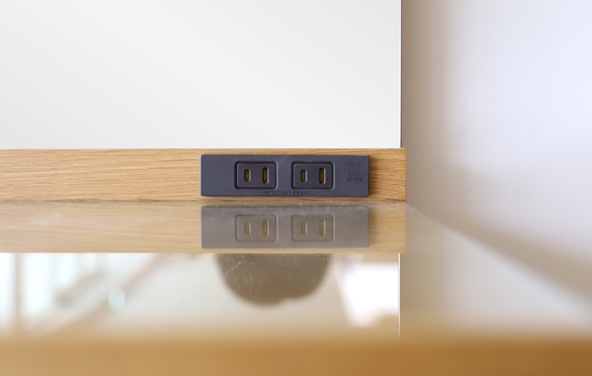 レッチェ 80ドレッサー(椅子付き)WO