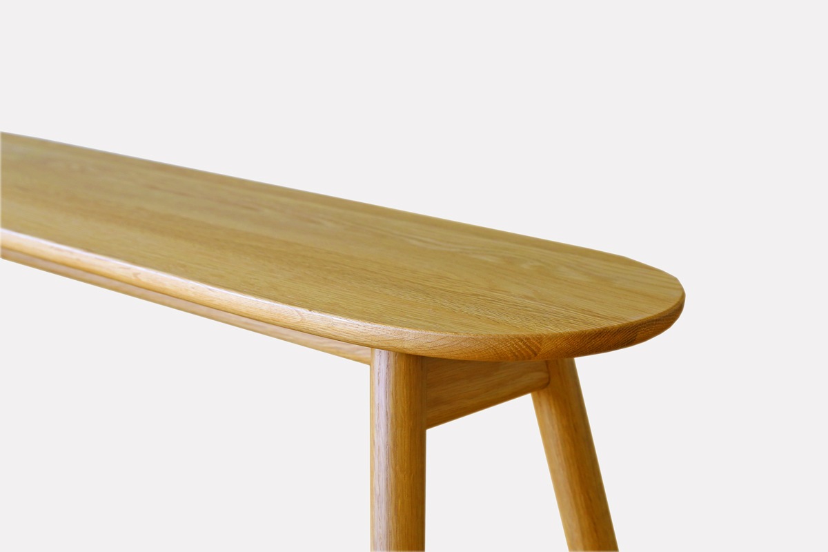 【廃番30％OFF】 RUBE 120 ベンチ ウォルナット 国産