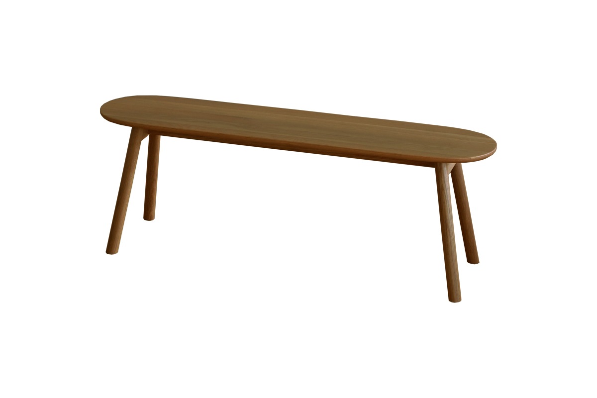 【廃番30％OFF】 RUBE 120 ベンチ ウォルナット 国産