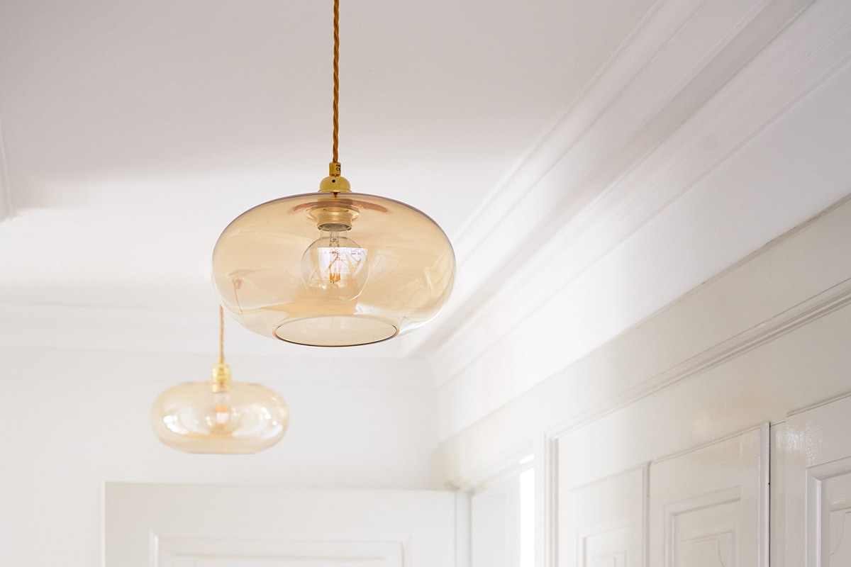HORIZON PENDANT LAMP CHESTNUT BROWN φ21 (LEF-12)