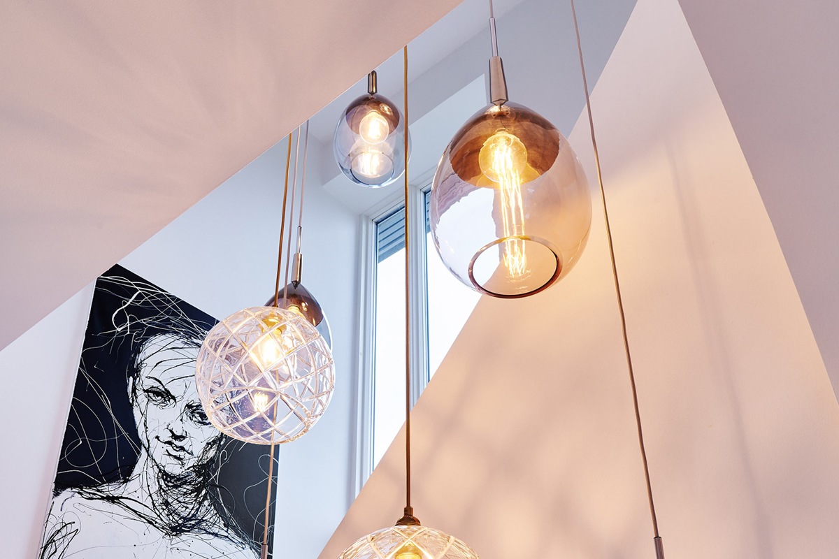 LUTE PENDANT LAMP-CHESTNUT BROWN φ14 (LEF-16)