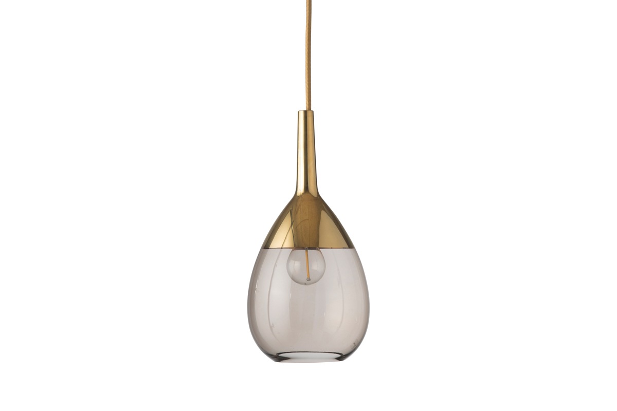 LUTE PENDANT LAMP-CHESTNUT BROWN φ14 (LEF-16)