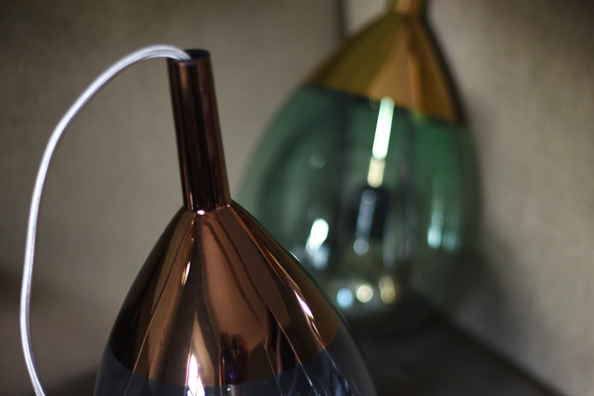 LUTE PENDANT LAMP-CHESTNUT BROWN φ14 (LEF-16)